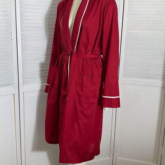 Vintage 70's SEARS The Mens Store Cotton Robe 42/44 Large - Picture 11 of 13